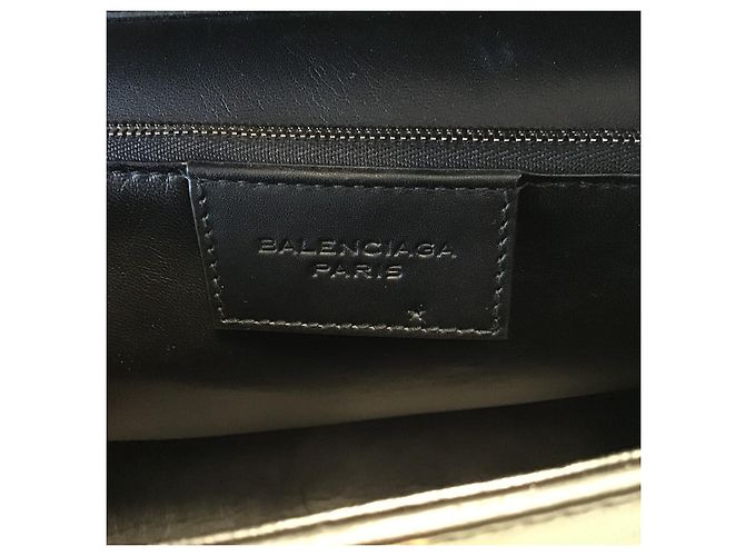 Balenciaga “le dix” in pelle nera nera Nero - vista 5