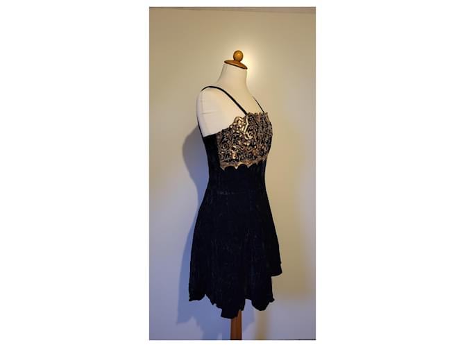 Autre Marque Gunne Sax Abend- oder Partykleid Lila - Ansicht 2