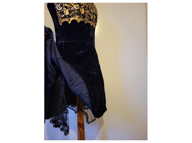 Autre Marque Gunne Sax Abend- oder Partykleid Lila - Ansicht 4