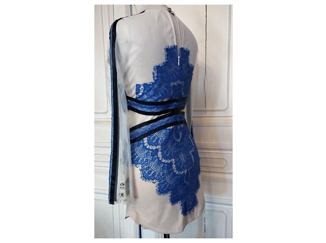 Autre Marque SHEINSIDE ABITO ABITO DA SERA TM OR 34/36 Bianco sporco - vista 5