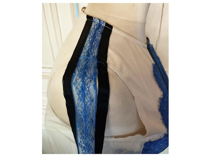 Autre Marque SHEINSIDE ABITO ABITO DA SERA TM OR 34/36 Bianco sporco - vista 7