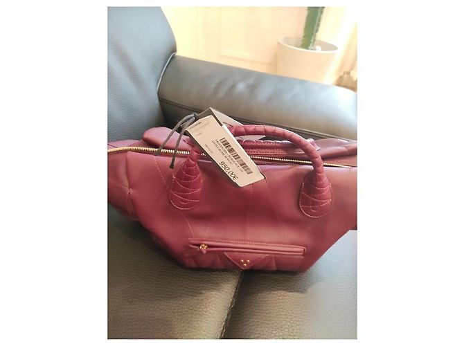 Borsa Jerome Dreyfuss William bordeaux pelle Bordò - vista 3