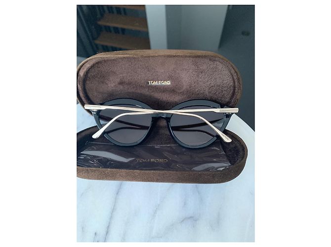 Gafas de sol Tom Ford negras de plástico Negro - vista 2