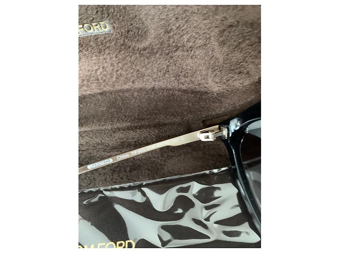 Gafas de sol Tom Ford negras de plástico Negro - vista 3