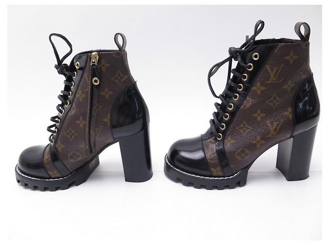 SCARPE LOUIS VUITTON 1alla2Y7STIVALI MONOGRAM X STAR TRAIL 38.5 BOOTS Marrone - vista 2