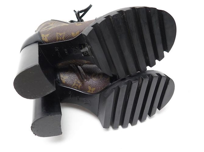 SCARPE LOUIS VUITTON 1alla2Y7STIVALI MONOGRAM X STAR TRAIL 38.5 BOOTS Marrone - vista 3