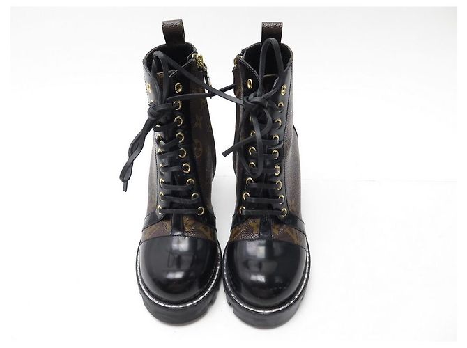 SCARPE LOUIS VUITTON 1alla2Y7STIVALI MONOGRAM X STAR TRAIL 38.5 BOOTS Marrone - vista 5