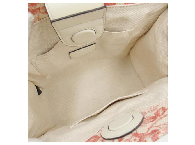 Gucci Borsa Herbarium in tela con nastro GG - vista 7