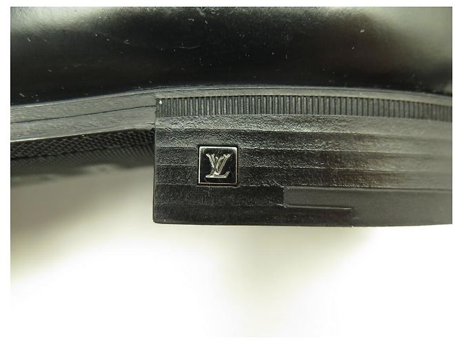 SCARPE DERBY LOUIS VUITTON IN PELLE NERA 8.5 42.5 Scarpe in pelle nera Nero - vista 7