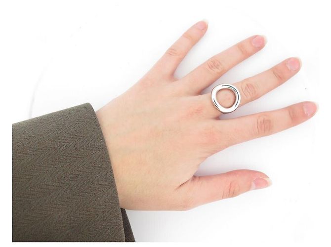 CHRISTOFLE IDOLE X ANDRE PUTMAN-RING 49 in Sterling Silber 925 Silberring - Ansicht 9