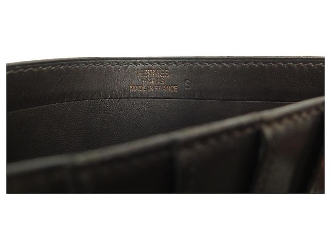 Hermès HERMES MEHRFACHKARTENHALTER 6 CC LEDERBOX BRAUN KARTENHALTER BRIEFTASCHE - Ansicht 3