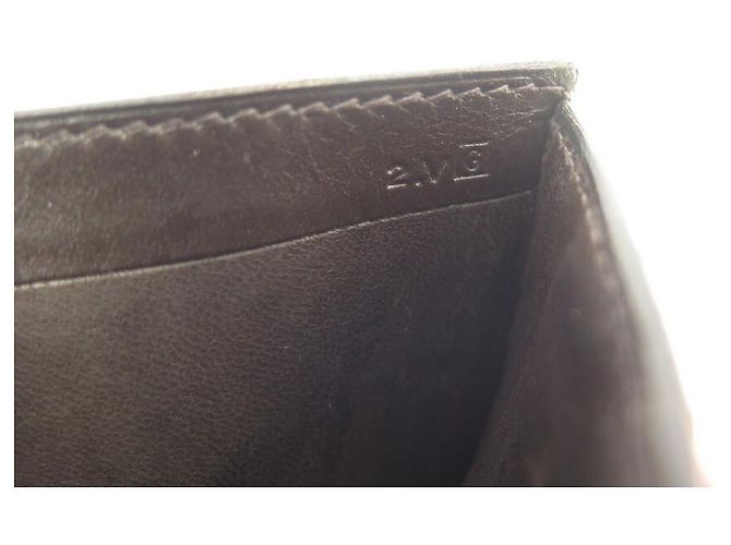 Hermès HERMES MEHRFACHKARTENHALTER 6 CC LEDERBOX BRAUN KARTENHALTER BRIEFTASCHE - Ansicht 4