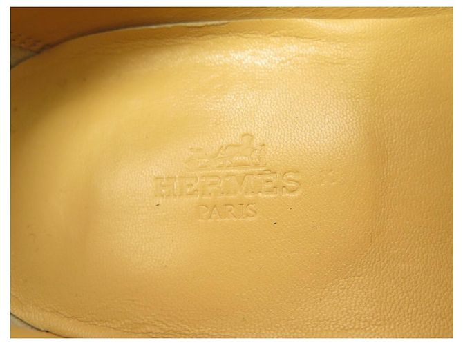 Mocassini Hermès 42 MOCASSINI IN CAMOSCIO BLU CON LOGO H SIGNATURE Blu navy - vista 5