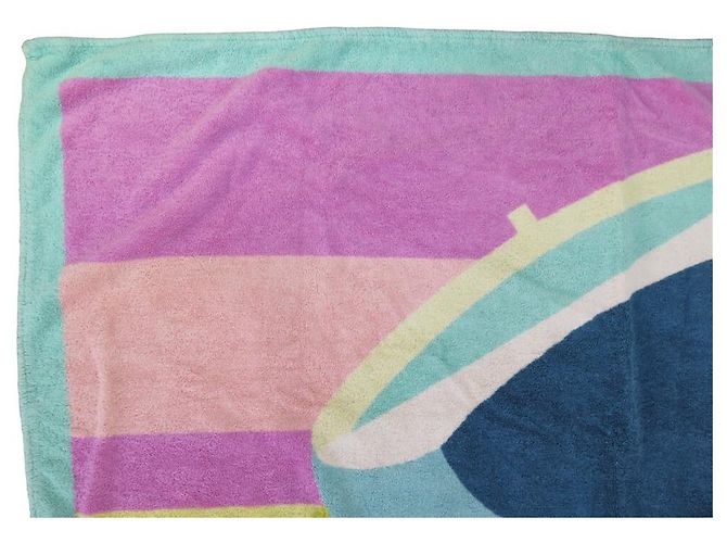 Hermès TAPIS DE PLAGE HERMES QUILLE DE BATEAU DRAP DE BAIN SERVIETTE BEACH TOWEL Multicolore - vue 2