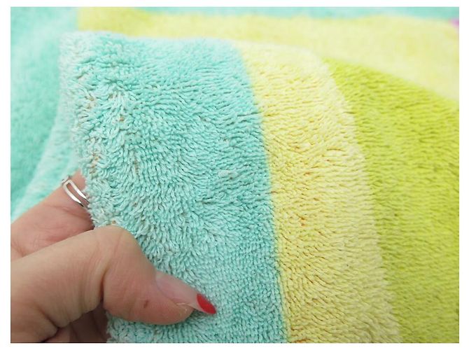 Hermès TAPIS DE PLAGE HERMES QUILLE DE BATEAU DRAP DE BAIN SERVIETTE BEACH TOWEL Multicolore - vue 8