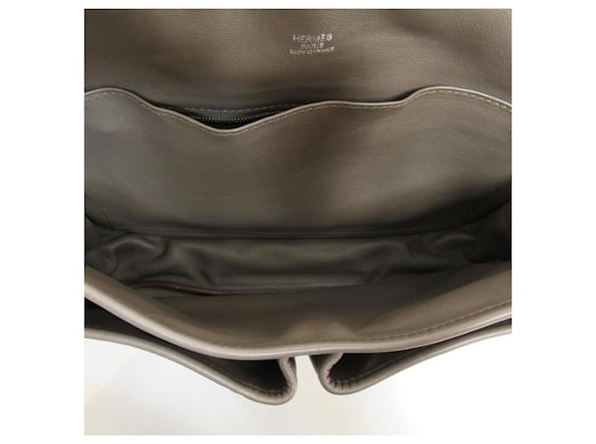Hermès Box Vitello Barda 30 Grigio - vista 5