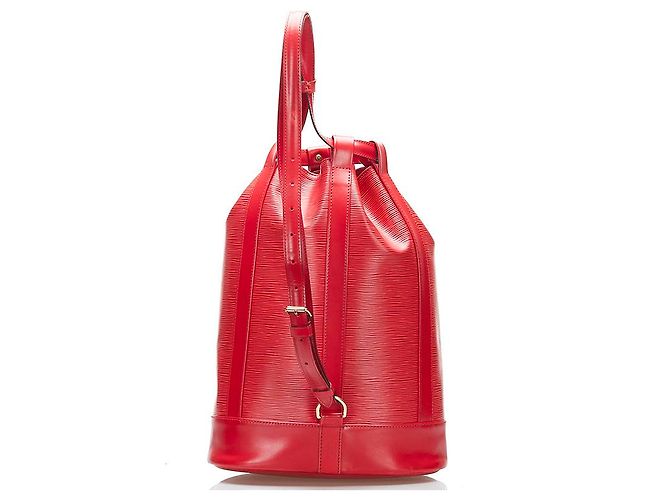 Randonnee Louis Vuitton Epi Randonnée PM Rosso - vista 2