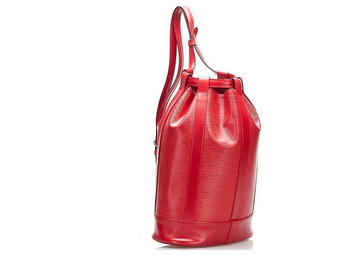 Randonnee Louis Vuitton Epi Randonnée PM Rosso - vista 3