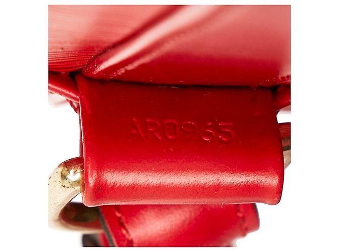 Randonnee Louis Vuitton Epi Randonnée PM Rosso - vista 9