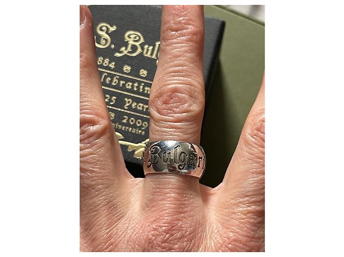 Bulgari Save the Children Ring Silber Größe 52 Silber Hardware - Ansicht 3