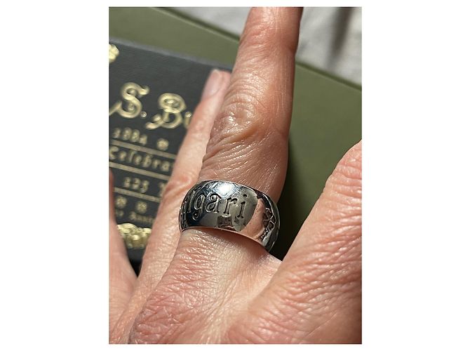 Bulgari Save the Children Ring Silber Größe 52 Silber Hardware - Ansicht 5
