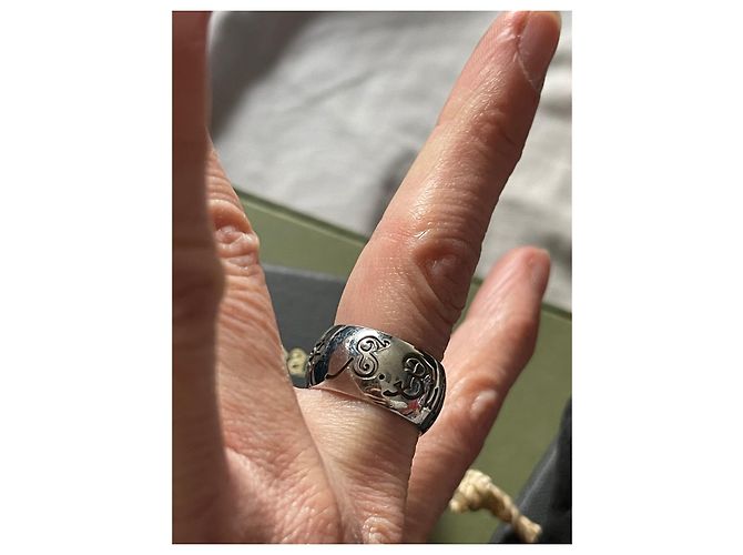 Bulgari Save the Children Ring Silber Größe 52 Silber Hardware - Ansicht 6