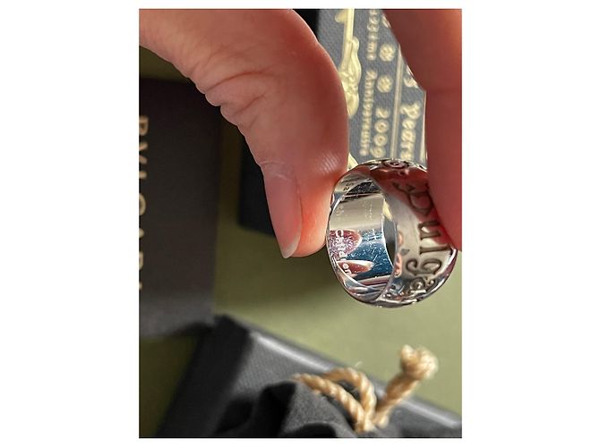 Bulgari Save the Children Ring Silber Größe 52 Silber Hardware - Ansicht 7