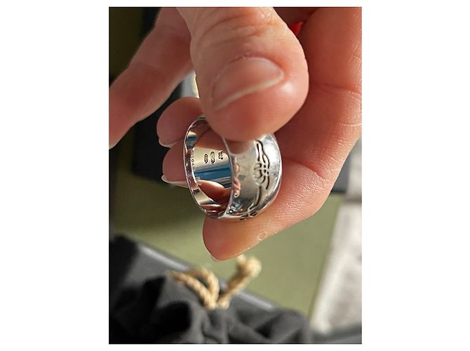 Bulgari Save the Children Ring Silber Größe 52 Silber Hardware - Ansicht 8