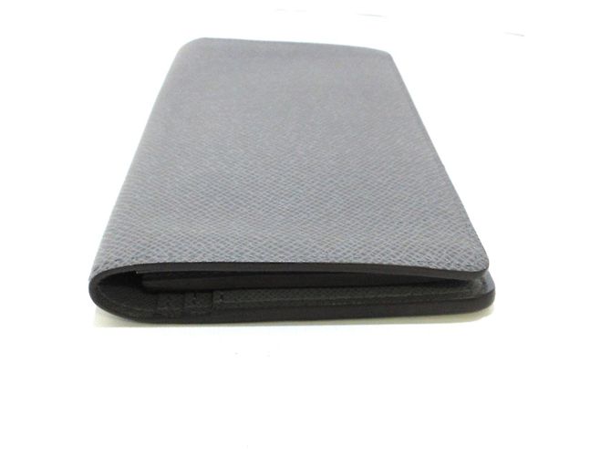 Louis Vuitton Portefeuille Brazza Gris - vista 3