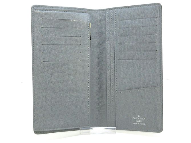 Louis Vuitton Portefeuille Brazza Gris - vista 4
