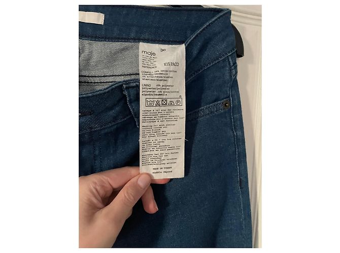 Jeans bootcut Maje blu navy - vista 5