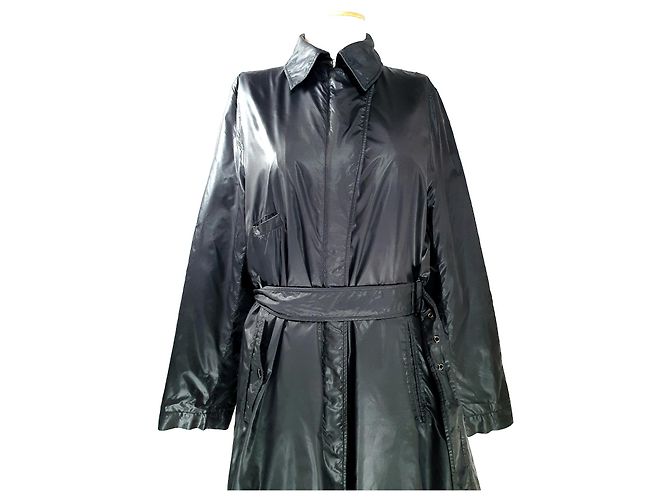 Gabardina negra de nylon Filippa K Negro - vista 2