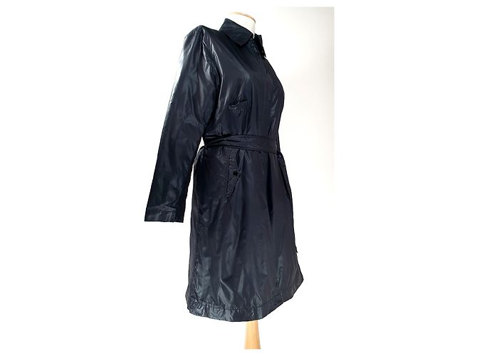 Gabardina negra de nylon Filippa K Negro - vista 3