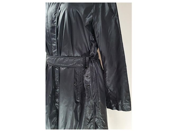 Gabardina negra de nylon Filippa K Negro - vista 5