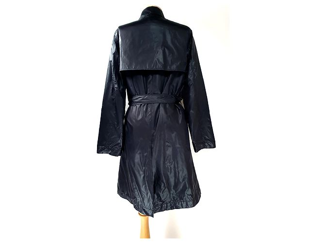 Gabardina negra de nylon Filippa K Negro - vista 6