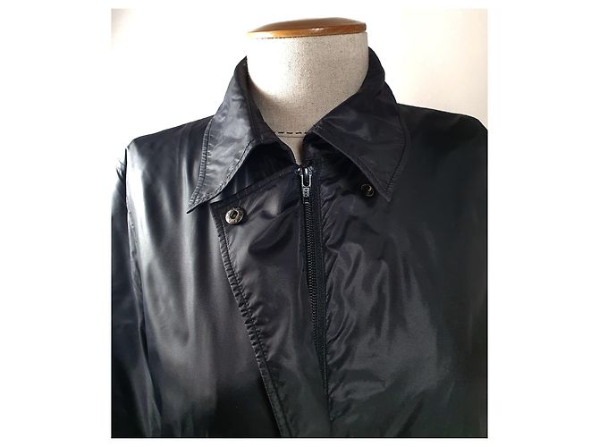 Gabardina negra de nylon Filippa K Negro - vista 7
