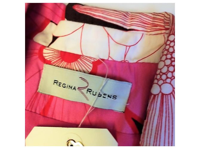 REGINA RUBENS BLUMEN-COUTURE-JACKE SCHMUCKKNÖPFE GRÖSSE 1 oder 38 Mehrfarben - Ansicht 3