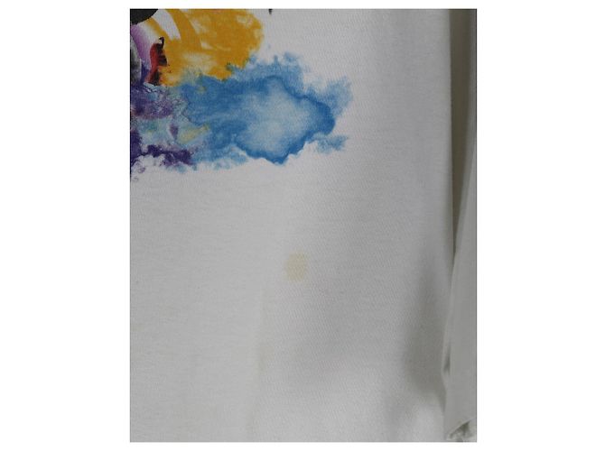 Heron Preston White Cotton "Wizard" Multicolor Print Short Sleeve T-Shirt - view 4