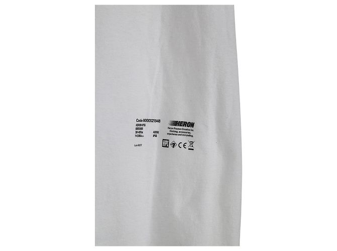 Heron Preston White Cotton "Wizard" Multicolor Print Short Sleeve T-Shirt - view 5