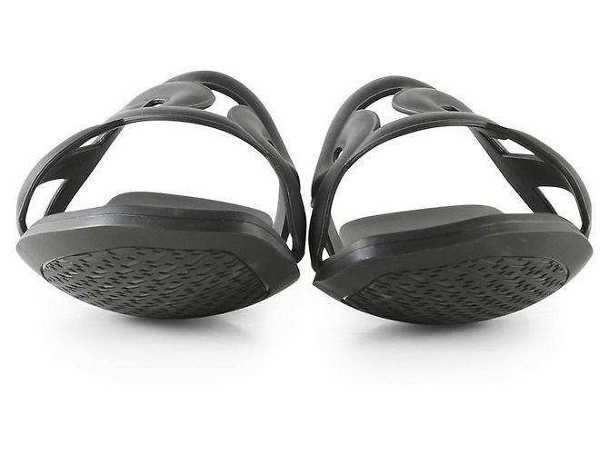 Hermès Hermes Black Rubber Aloha Sandals With "Chain D'Ancre" Motif - view 3