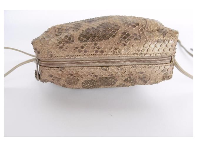 Autre Marque Bolsa transversal Carlos Falchi Python Marrom - vista 5