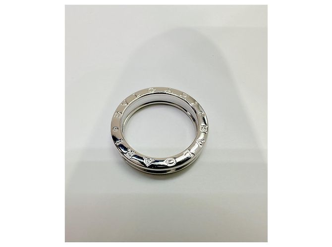 Bulgari Moderne B.Null1 Einzelband-Goldring Silber - Ansicht 10