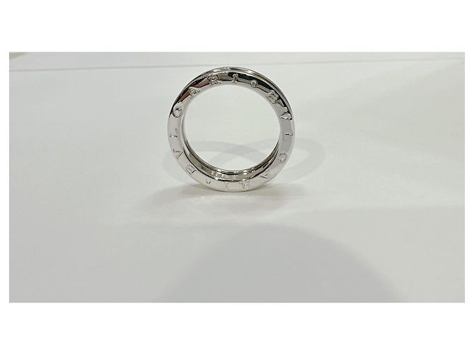Bulgari Moderne B.Null1 Einzelband-Goldring Silber - Ansicht 5
