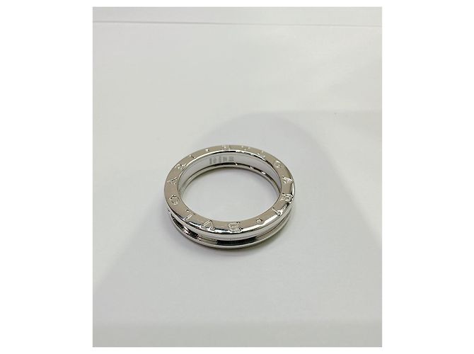 Bulgari Moderne B.Null1 Einzelband-Goldring Silber - Ansicht 6