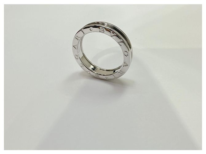 Bulgari Moderne B.Null1 Einzelband-Goldring Silber - Ansicht 8