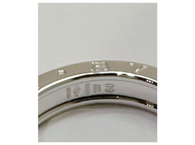 Bulgari Moderne B.Null1 Einzelband-Goldring Silber - Ansicht 9