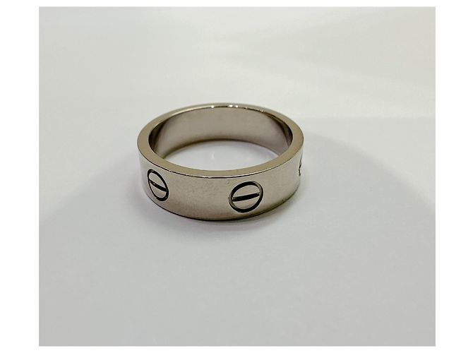 Cartier Love Ring ein 18 Karat Weißgold - Ansicht 2