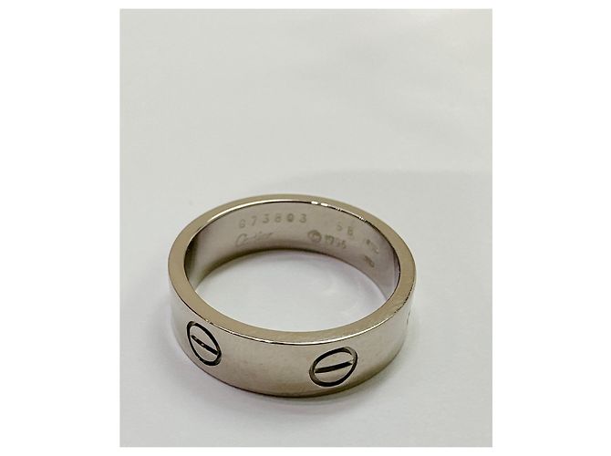 Cartier Love Ring ein 18 Karat Weißgold - Ansicht 4