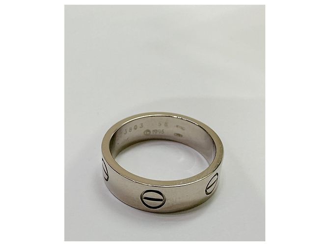 Cartier Love Ring ein 18 Karat Weißgold - Ansicht 5