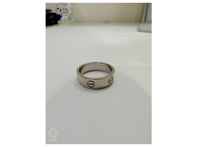 Cartier Love Ring ein 18 Karat Weißgold - Ansicht 8